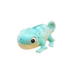 ChameleonFarm Plüss kaméleon M - kék | 30 cm