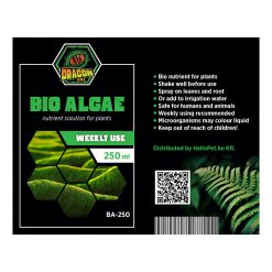 DragonOne Bio Algae Élő algás bio tápoldat növényeknek | 250 ml