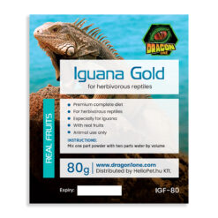 DragonOne Iguana Gold Leguán és növényevő táp - Gyümölcsös | 80g