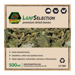 DragonOne LeafSelection Szárított gyógynövény levélmix hüllőknek | 500 ml