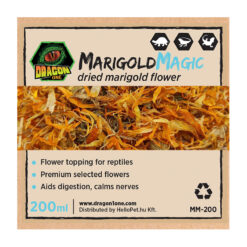 DragonOne MarigoldMagic Szárított körömvirág hüllőknek | 200 ml