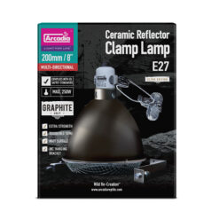 Arcadia Reflector Clamp Lamp 250W Lámpabúra - Graphite | 20 cm