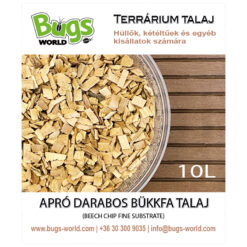 Bugs-World Beech Chip Fine Bükkfa talaj | 10L
