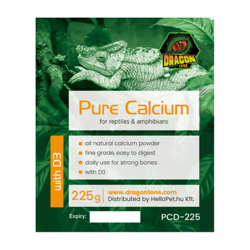 DragonOne Pure Calcium With D3 Magas minőségű kalcium +D3 | 225g
