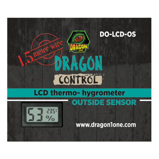 DragonOne OS Thermo-Hygrometer Digitális hő- és páramérő külső szenzorral