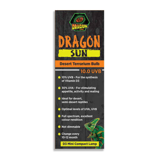 DragonOne Dragon Sun 10.0 Mini Compact Desert UVB izzó | 13W