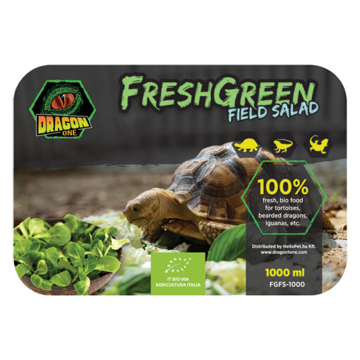 DragonOne FreshGreen Field Salad Friss bio madársaláta hüllőknek | 1L