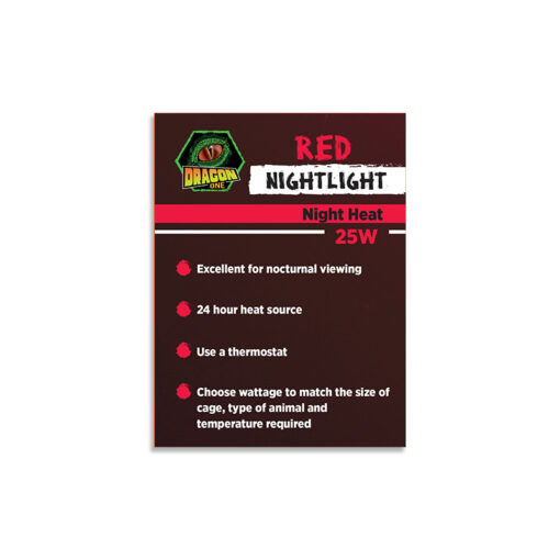 DragonOne Red Nightlight Infravörös spot melegítő izzó | 25W