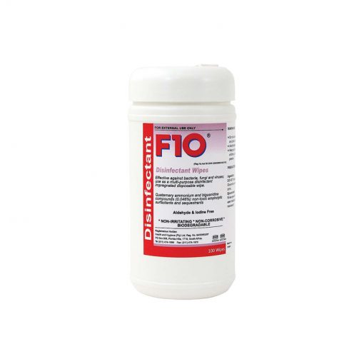 F10 Disinfectant wipes Fertőtlenítő kendők