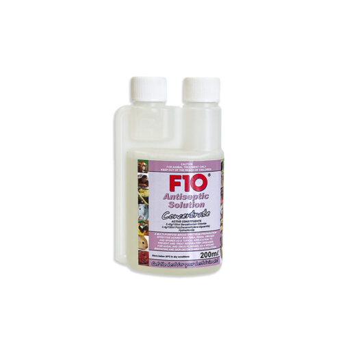 F10 Antiseptic Concentrate Széles spektrumú fertőtlenítő koncentrátum | 200 ml