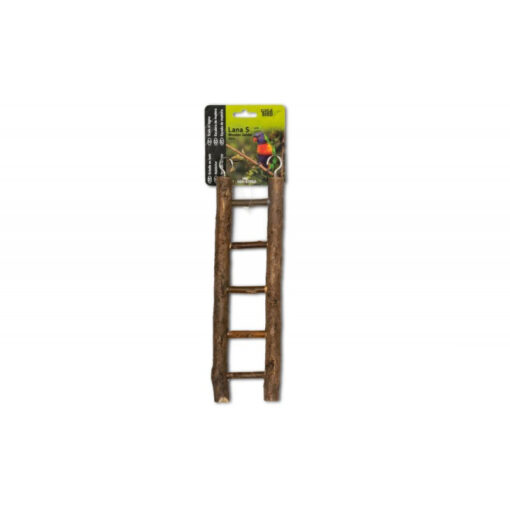 GiganTerra Lana S Wooden Ladder Fa létra mászóka madaraknak | 26 cm