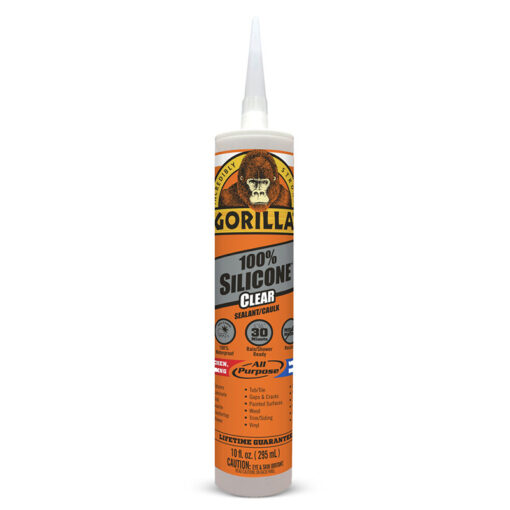 Gorilla Sealant Clear Átlátszó szilikon tömítő ragasztó | 295 ml