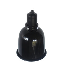 Nomoy Pet Shiny Mini Deep Dome Fényes fekete mini lámpabúra | 150W