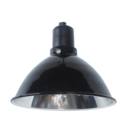 Nomoy Pet Shiny Deep Dome Fényes fekete lámpabúra | 300W