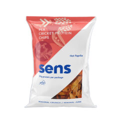 SENS Pea Cricket Protein Chips Tücsökfehérjés borsóchips - Paprika | 80g